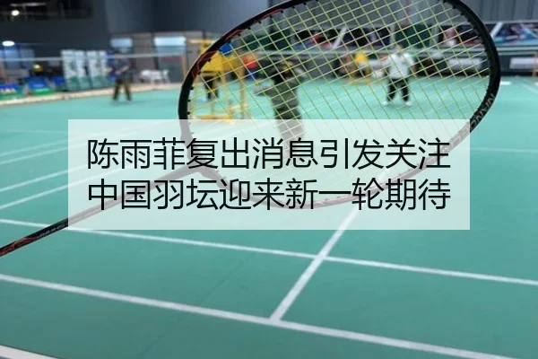 陈雨菲复出消息引发关注 中国羽坛迎来新一轮期待